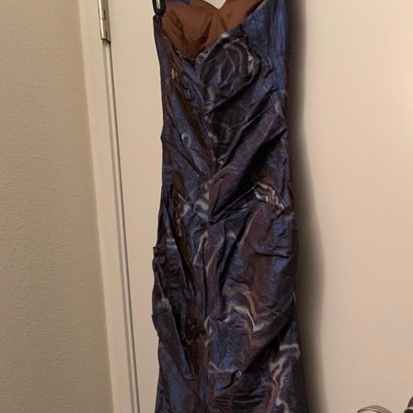 Nicole Miller Techno metal strapless dress - Picture 6 of 7